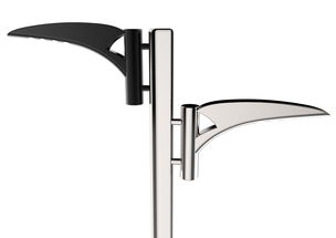 黑白景观灯 2017神灯奖申报设计类灯柱灯杆的简约美学与功能创新