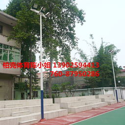 珠海篮球场灯杆 篮球场灯杆尺寸 8米篮球场灯光照明设计图